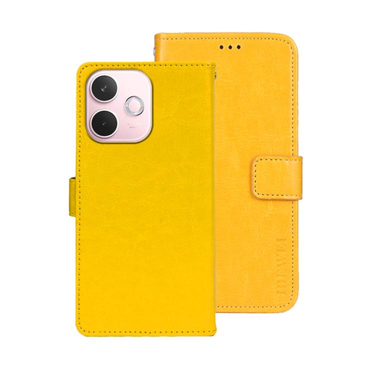 For OPPO A5 Pro 5G Global idewei Crazy Horse Texture Leather Phone Case