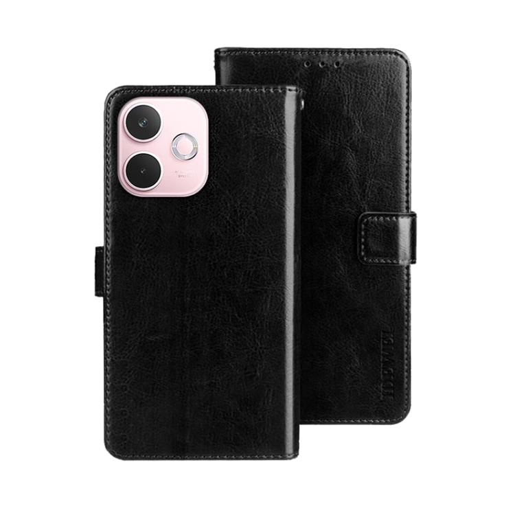 For OPPO A5 Pro 5G Global idewei Crazy Horse Texture Leather Phone Case