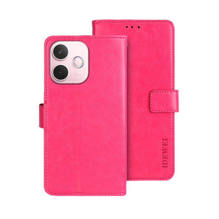 For OPPO A5 Pro 5G Global idewei Crazy Horse Texture Leather Phone Case