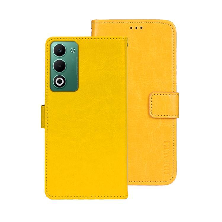 For OPPO A5 5G idewei Crazy Horse Texture Leather Phone Case