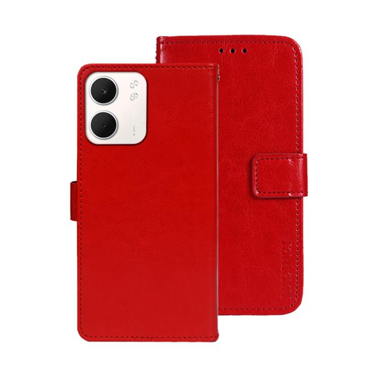 For OPPO A5x idewei Crazy Horse Texture Leather Phone Case