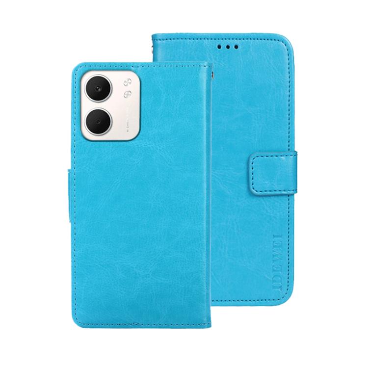 For OPPO A5x idewei Crazy Horse Texture Leather Phone Case