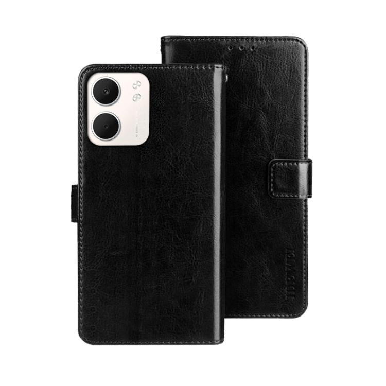 For OPPO A5x idewei Crazy Horse Texture Leather Phone Case
