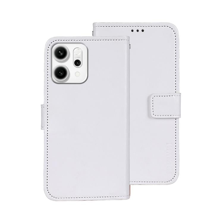 For OPPO Reno14 5G idewei Crazy Horse Texture Leather Phone Case