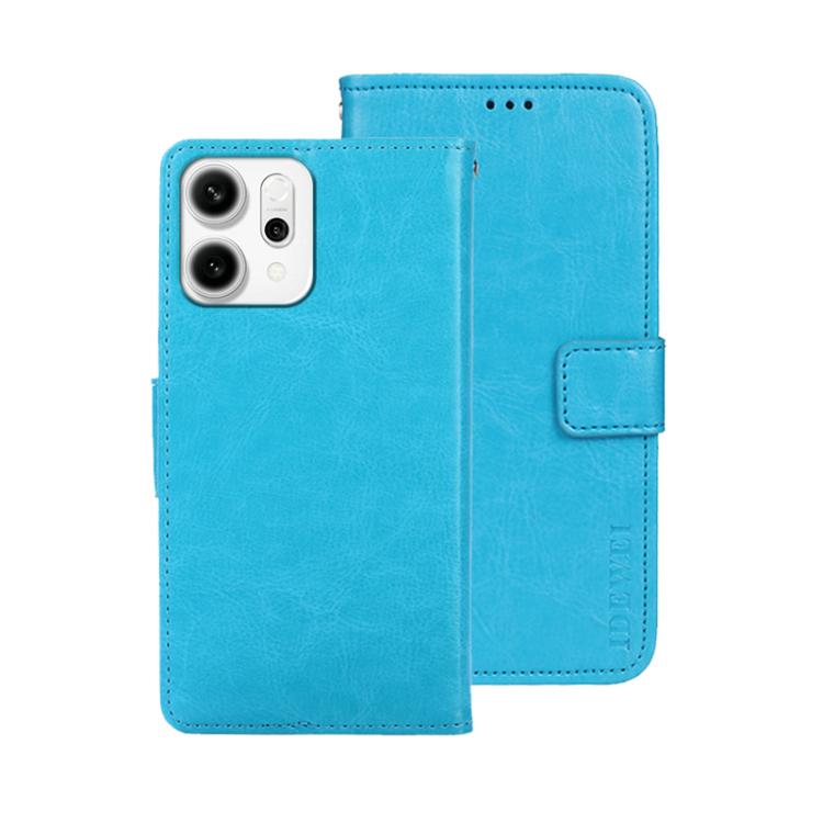 For OPPO Reno14 5G idewei Crazy Horse Texture Leather Phone Case