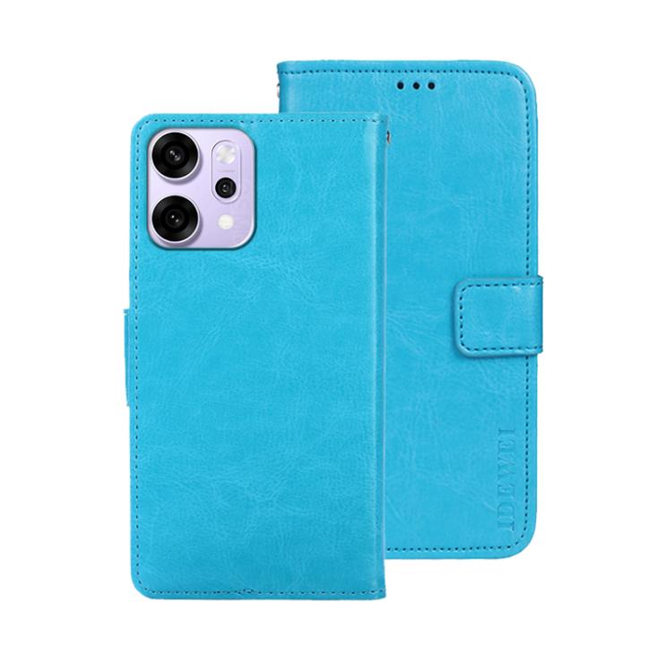 For OPPO Reno14 Pro 5G idewei Crazy Horse Texture Leather Phone Case