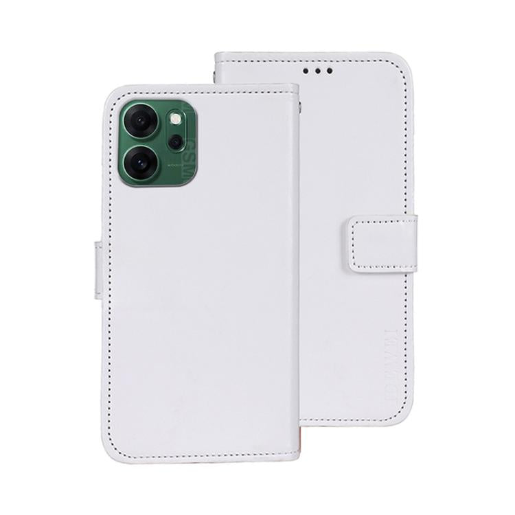 For OPPO Reno14 F 5G idewei Crazy Horse Texture Leather Phone Case