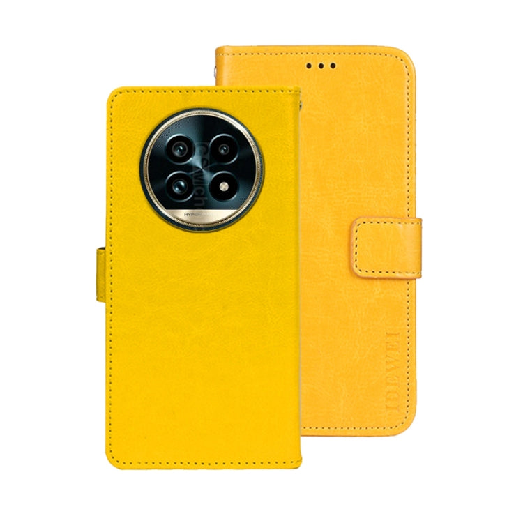 For Realme 13 Pro+ 5G idewei Crazy Horse Texture Leather Phone Case