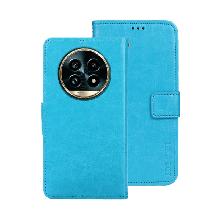 For Realme 13 Pro+ 5G idewei Crazy Horse Texture Leather Phone Case