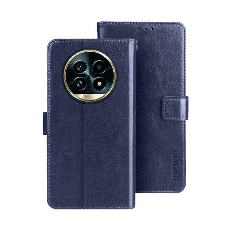 For Realme 13 Pro+ 5G idewei Crazy Horse Texture Leather Phone Case