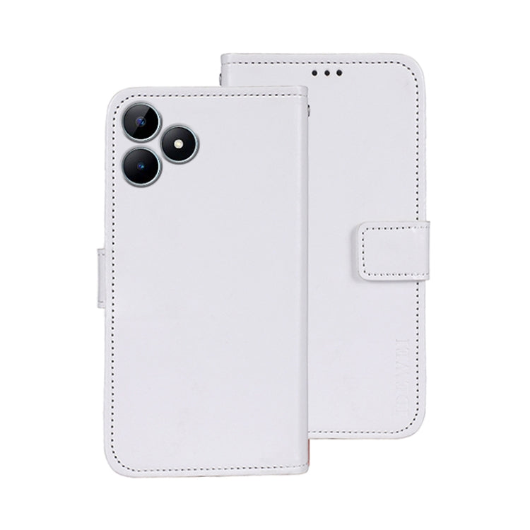 For Realme Note 50 idewei Crazy Horse Texture Leather Phone Case