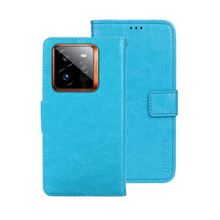 For Realme GT 7 Pro idewei Crazy Horse Texture Leather Phone Case