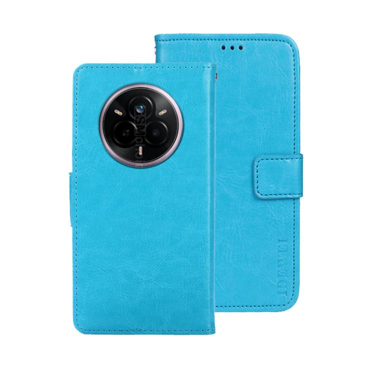 For Realme 14 Pro 5G idewei Crazy Horse Texture Leather Phone Case