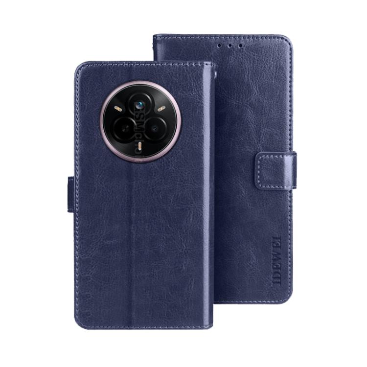 For Realme 14 Pro 5G idewei Crazy Horse Texture Leather Phone Case