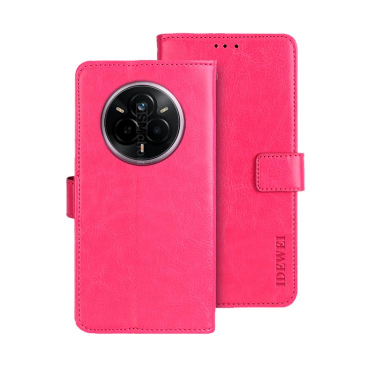 For Realme 14 Pro 5G idewei Crazy Horse Texture Leather Phone Case
