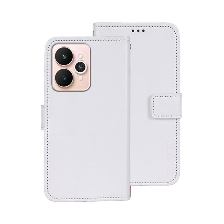 For Realme 15 5G Global idewei Crazy Horse Texture Leather Phone Case