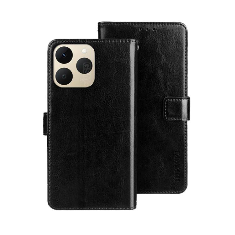 For Realme 15T 5G Global idewei Crazy Horse Texture Leather Phone Case