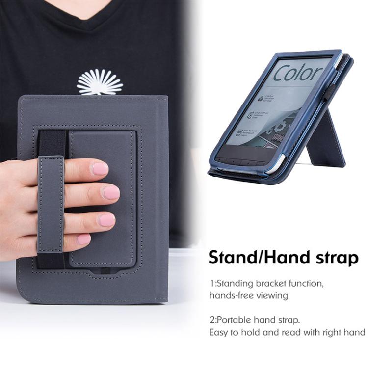 For Pocketbook PB616 Calfskin Leather Smart Tablet Case