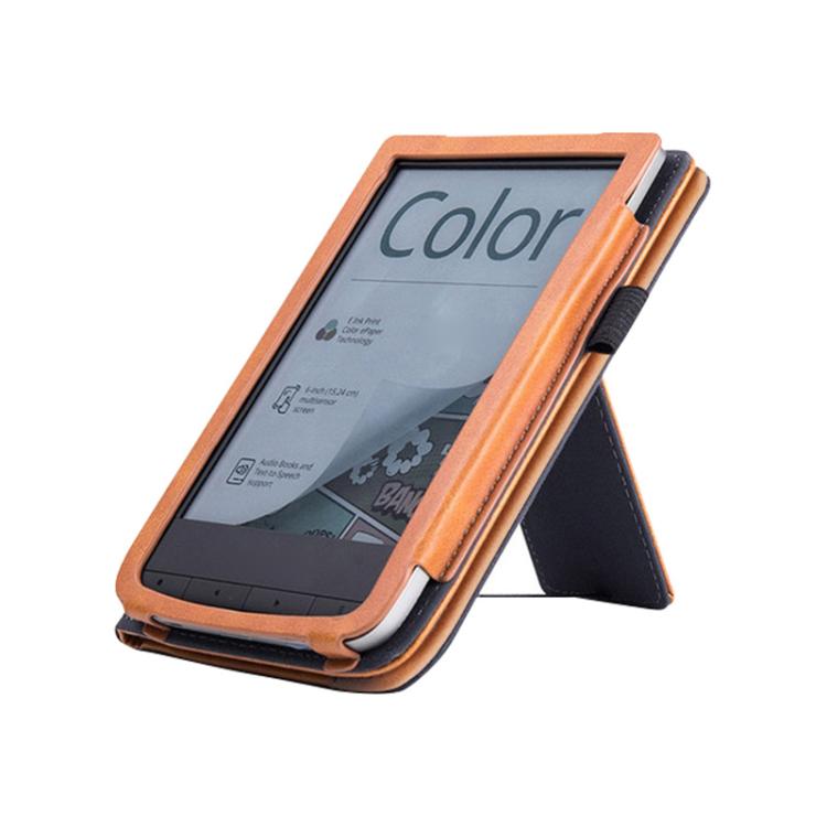 For Pocketbook PB616 Calfskin Leather Smart Tablet Case