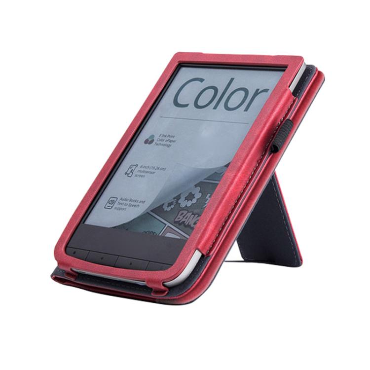 For Pocketbook PB616 Calfskin Leather Smart Tablet Case