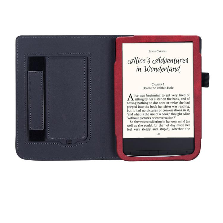 For Pocketbook PB616 Calfskin Leather Smart Tablet Case