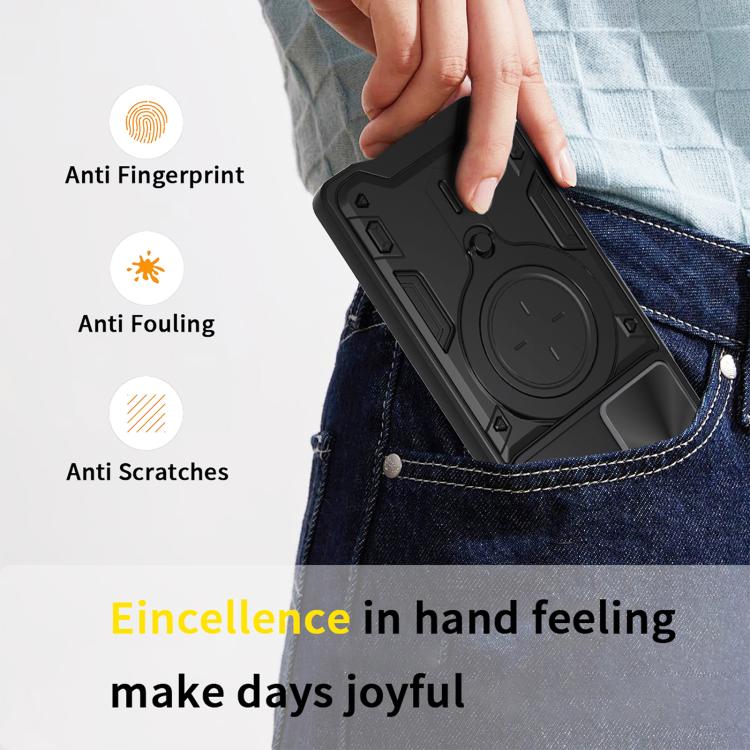 For ZTE nubia RedMagic 10 Pro CD Texture Sliding Camshield Magnetic Holder Phone Case