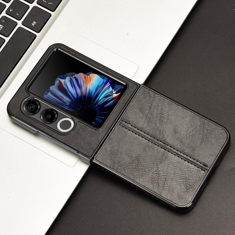 For ZTE nubia Flip2 / Libero Flip2 Cow Pattern Sewing Back Cover Phone Case