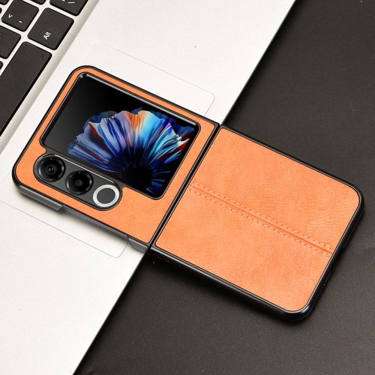 For ZTE nubia Flip2 / Libero Flip2 Cow Pattern Sewing Back Cover Phone Case