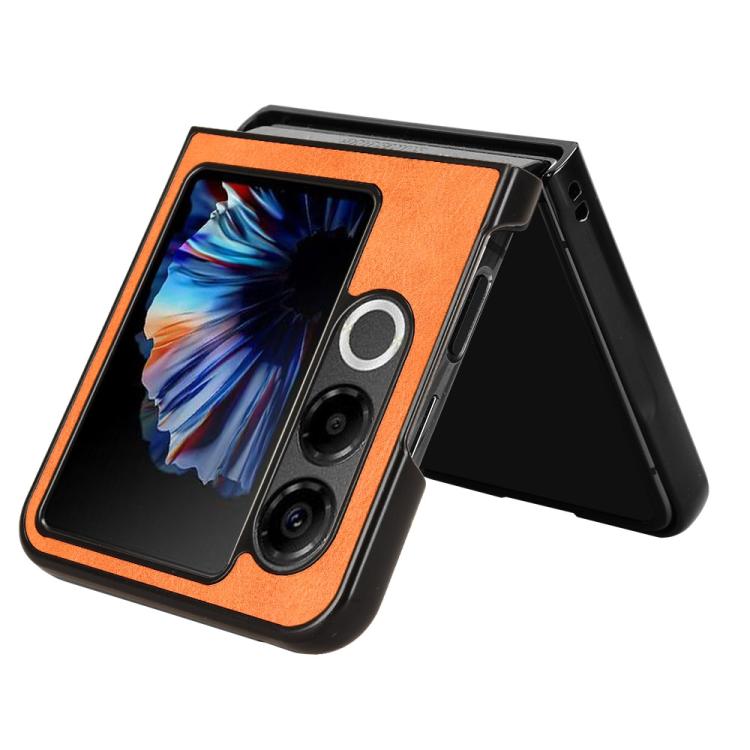For ZTE nubia Flip2 / Libero Flip2 Cow Pattern Sewing Back Cover Phone Case
