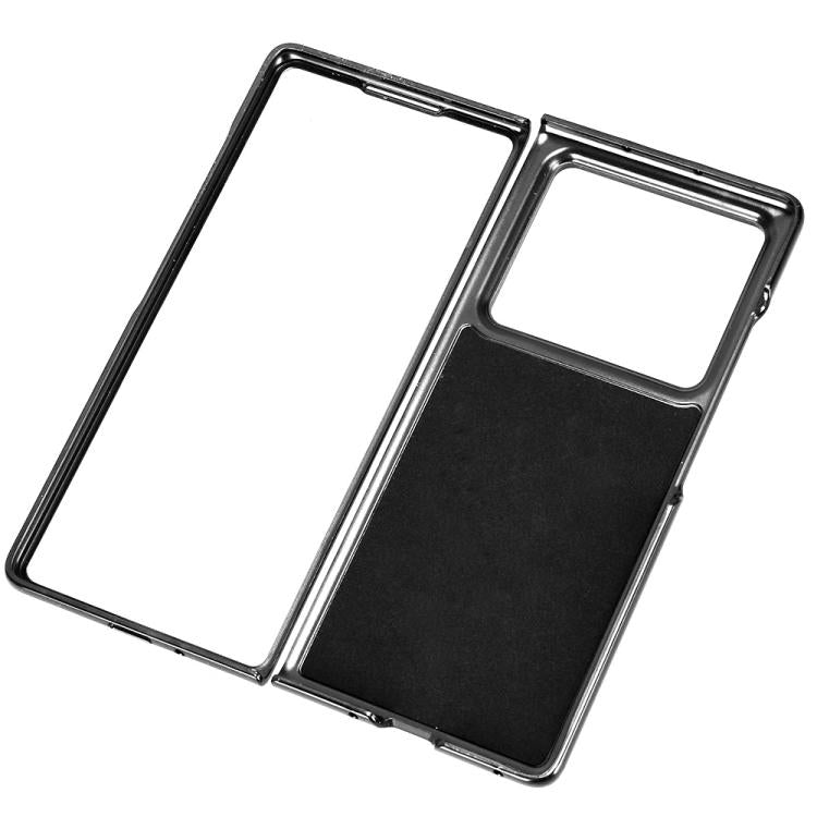 For ZTE Nubia Fold Cow Pattern Sewing Back Cover Phone Case