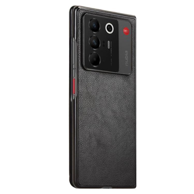 For ZTE Nubia Fold Litchi Texture Back Cover Phone Case