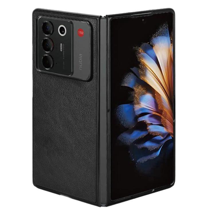 For ZTE Nubia Fold Litchi Texture Back Cover Phone Case