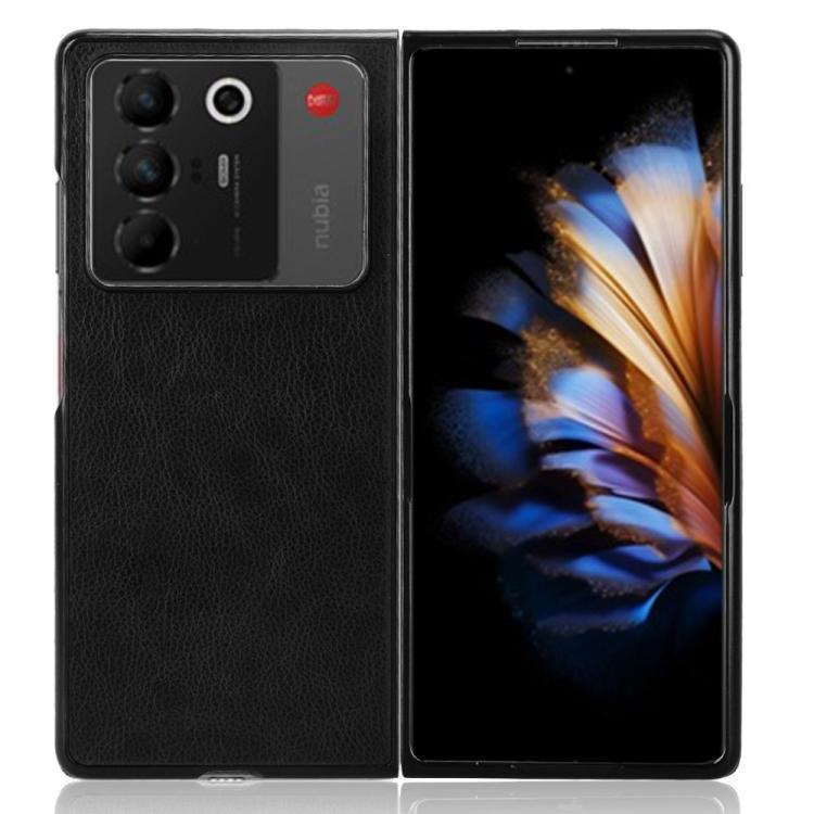 For ZTE Nubia Fold Litchi Texture Back Cover Phone Case