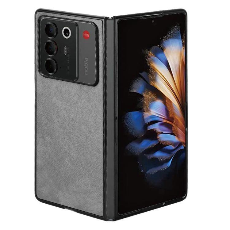 For ZTE Nubia Fold Litchi Texture Back Cover Phone Case