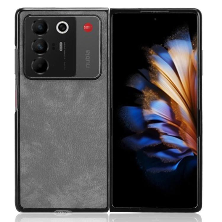 For ZTE Nubia Fold Litchi Texture Back Cover Phone Case
