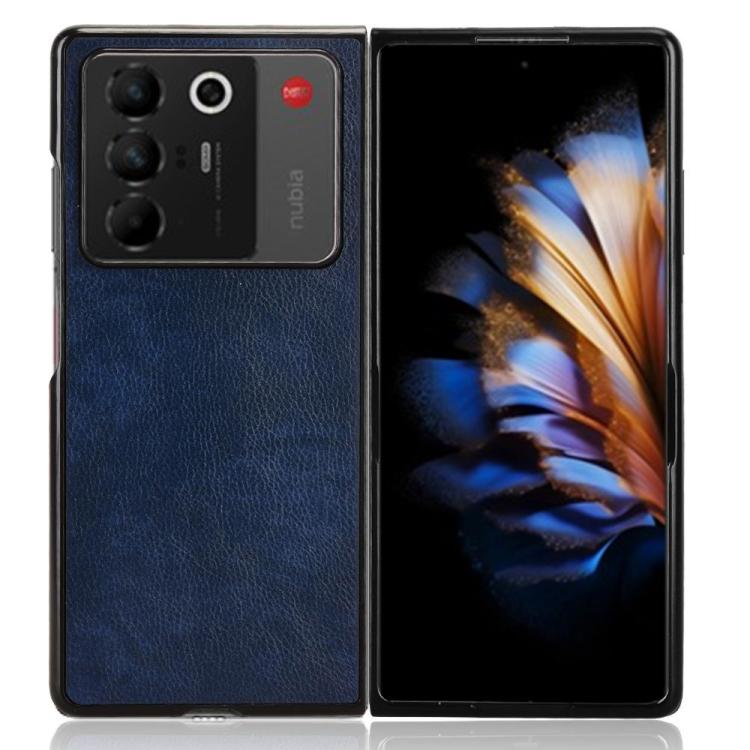 For ZTE Nubia Fold Litchi Texture Back Cover Phone Case