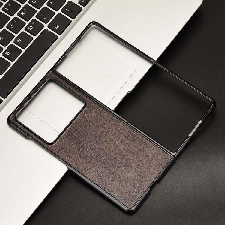 For ZTE Nubia Fold Litchi Texture Back Cover Phone Case