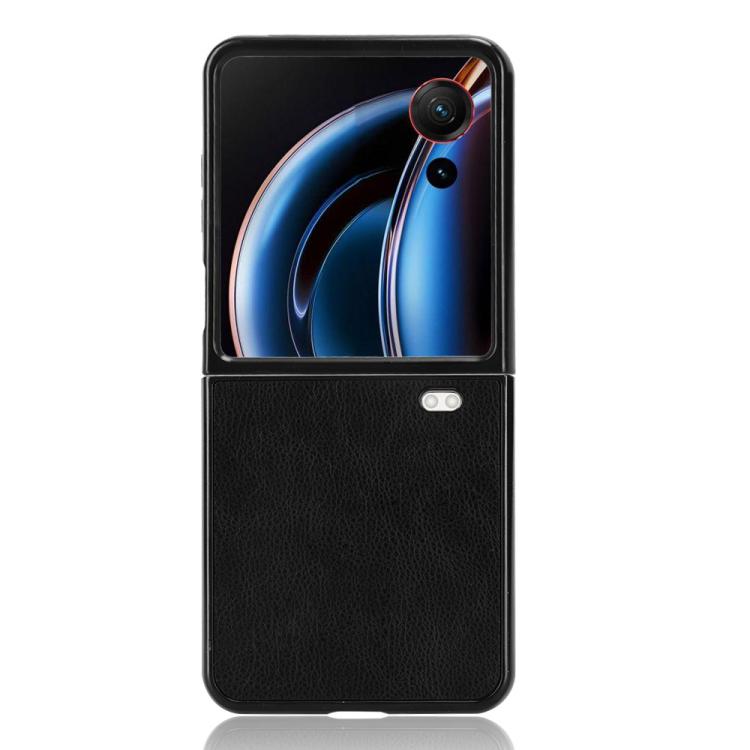 For ZTE nubia Flip3 Litchi Texture Back Cover Phone Case