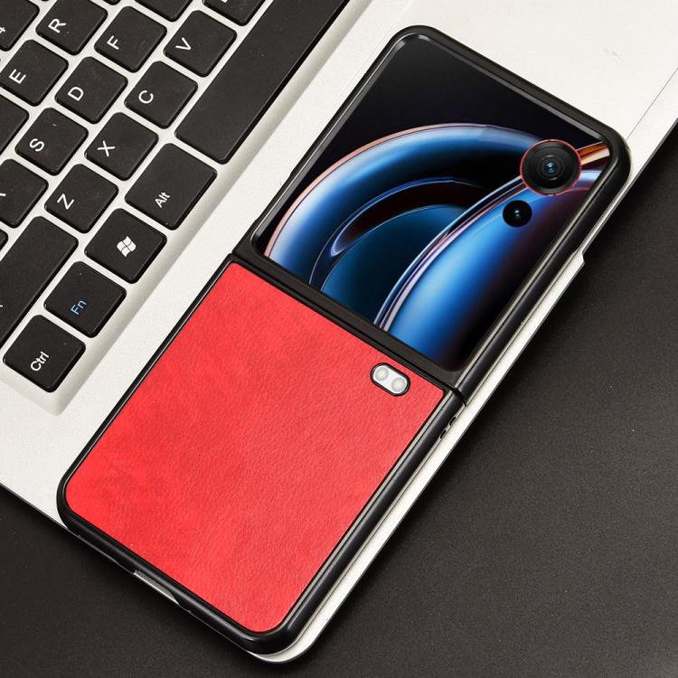 For ZTE nubia Flip3 Litchi Texture Back Cover Phone Case