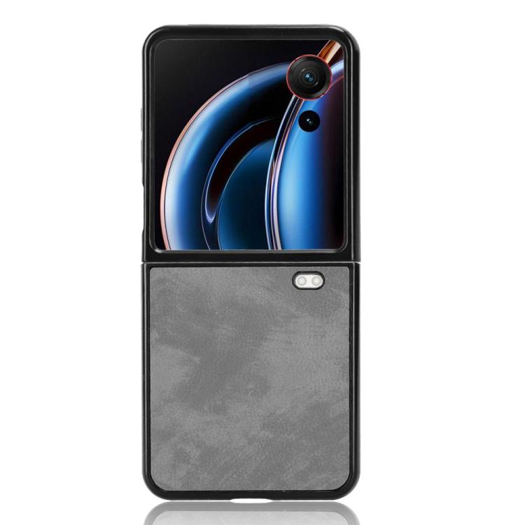 For ZTE nubia Flip3 Litchi Texture Back Cover Phone Case