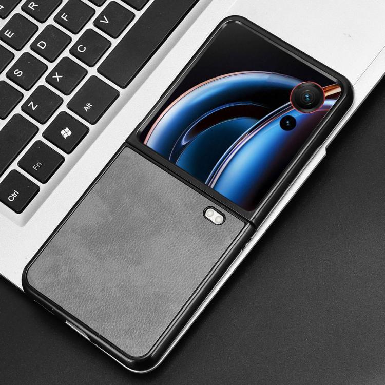 For ZTE nubia Flip3 Litchi Texture Back Cover Phone Case
