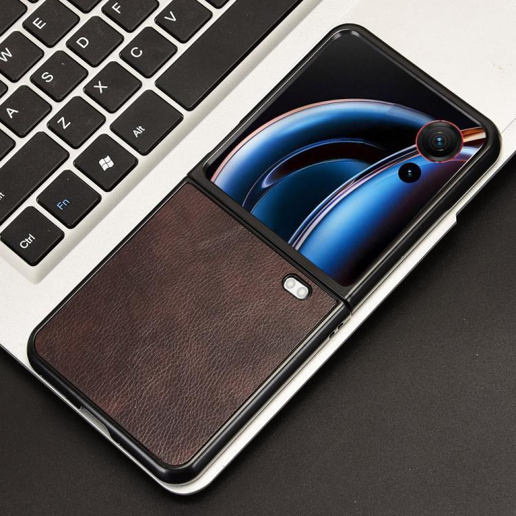 For ZTE nubia Flip3 Litchi Texture Back Cover Phone Case