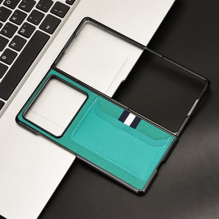 For ZTE Nubia Fold Litchi Texture Card Slots Back Cover Phone Case