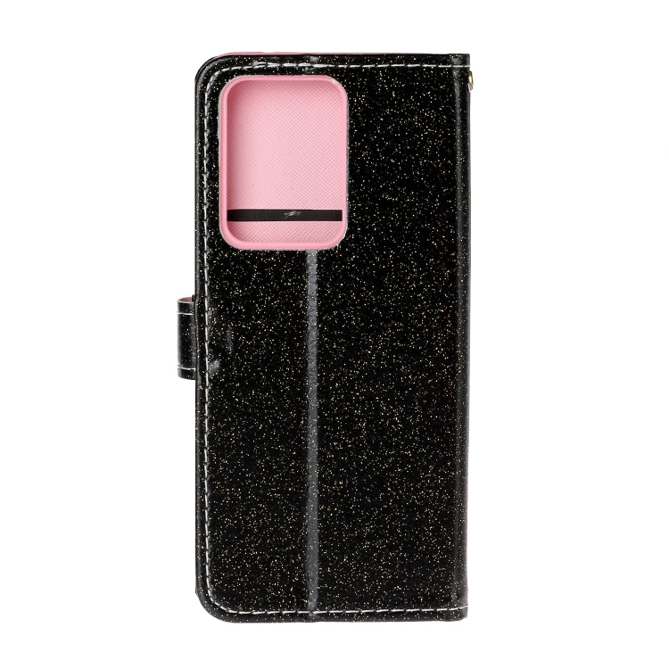 For Samsung Galaxy Note20 Ultra Glitter Powder Horizontal Flip Leather Case with Card Slots & Holder & Photo Frame & Wallet & Lanyard