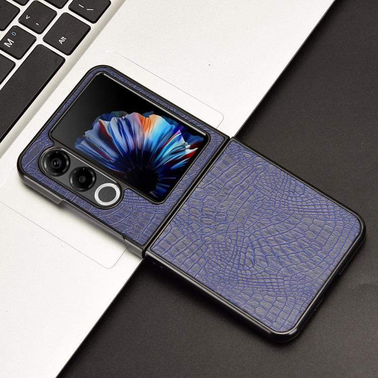For ZTE nubia Flip2 / Libero Flip2 Crocodile Texture Back Cover Phone Case