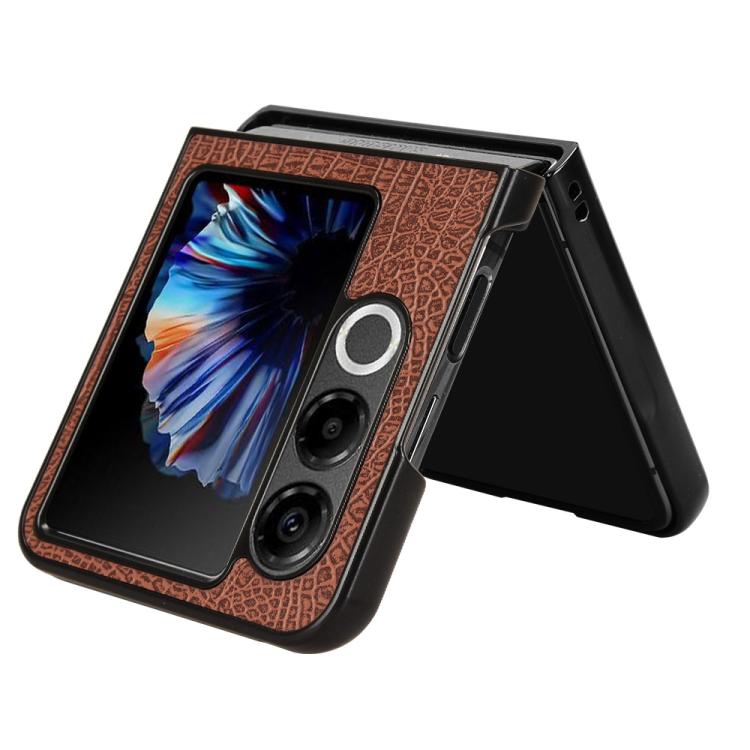 For ZTE nubia Flip2 / Libero Flip2 Crocodile Texture Back Cover Phone Case