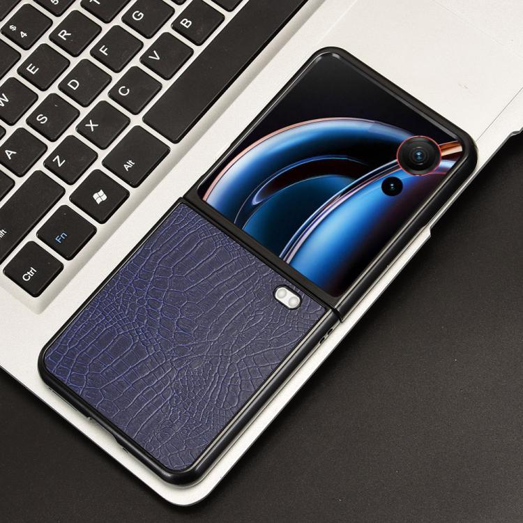 For ZTE nubia Flip3 Crocodile Texture Back Cover Phone Case