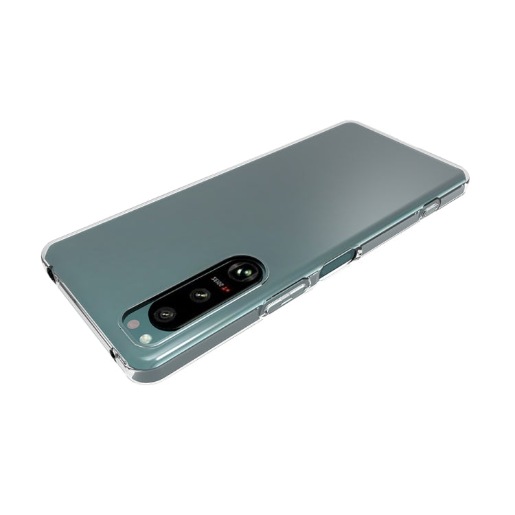 For Sony Xperia 5 IV Waterproof Texture TPU Phone Case - Transparent