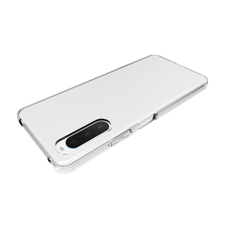 For Sony Xperia 10 IV Waterproof Texture TPU Phone Case - Transparent