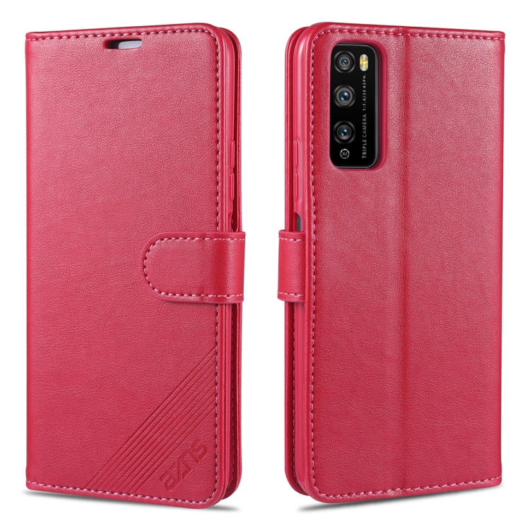 For Huawei Enjoy Z 5G AZNS Sheepskin Texture Horizontal Flip Leather Case with Holder & Card Slots & Wallet